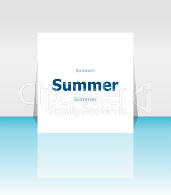 summer poster. summer background. Effects poster, frame. Happy holidays card, Enjoy your summer