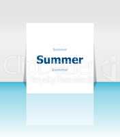 summer poster. summer background. Effects poster, frame. Happy holidays card, Enjoy your summer