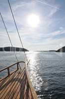 Bootsfahrt auf dem Limfjord in Kroatien