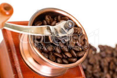 Coffee Grinder with Coffee Beans