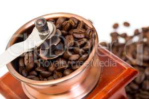 Coffee Grinder with Coffee Beans