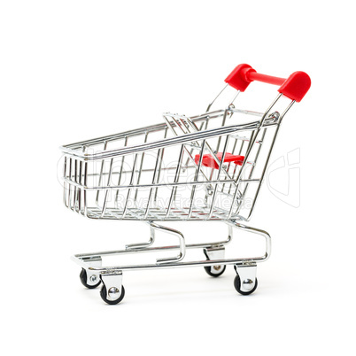 Metallic Shopping Cart