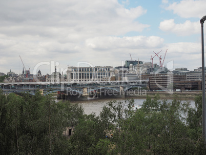 Blackfriars bridge in London