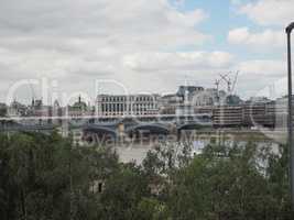 Blackfriars bridge in London