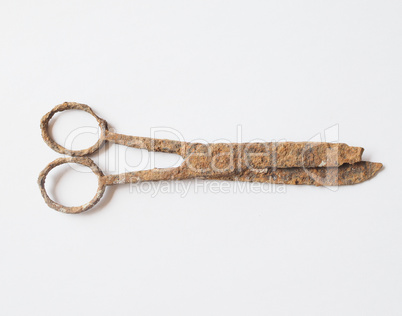 Rusted scissors