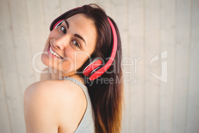 Pretty hipster listening to music