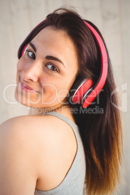 Pretty hipster listening to music