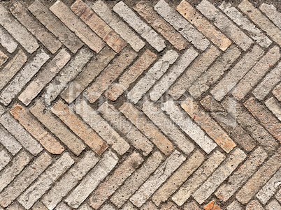 pavement of stone pavers as a background