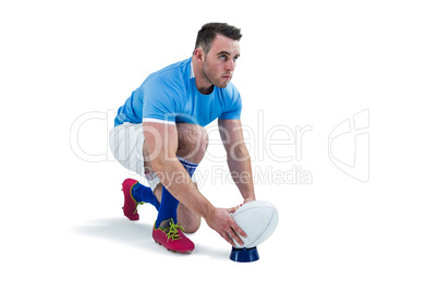 Rugby player ready to kick