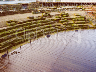 Retro look Roman Theatre Turin