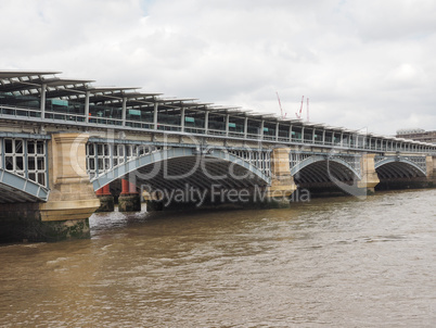 Blackfriars bridge in London