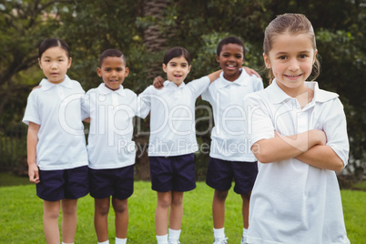 Group of students standing together