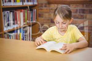 Student reading a book