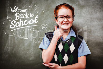 Composite image of back to school