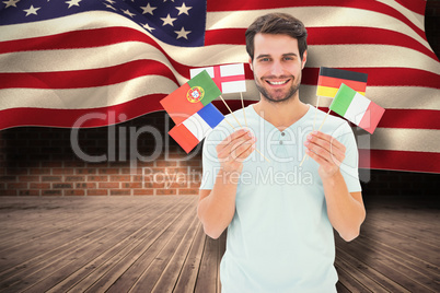 Composite image of international student