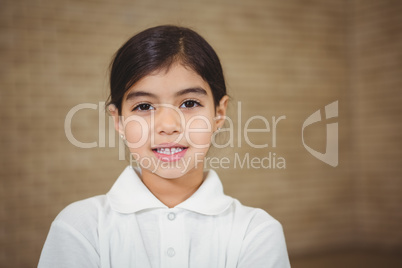 Happy pupil looking at the camera