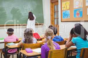 Students paying attention to the teacher