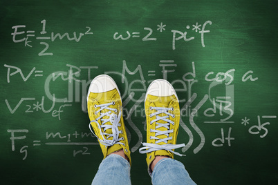 Composite image of casual shoes Composite image of casual shoes