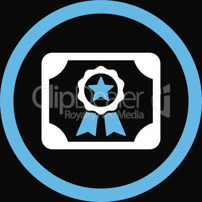 bg-Black Bicolor Blue-White--certificate.eps