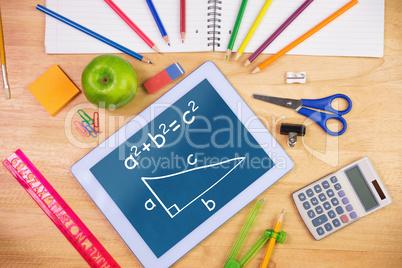 Composite image of trigonometry