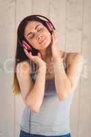 Pretty hipster listening to music