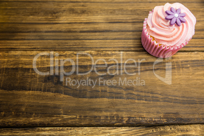 Delicious cupcakes on a table