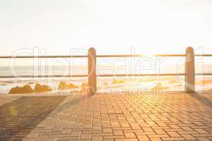 Railing on a promenade