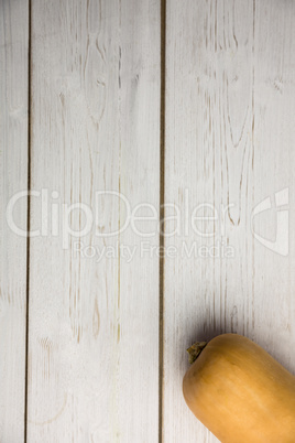 Butternut squash on table