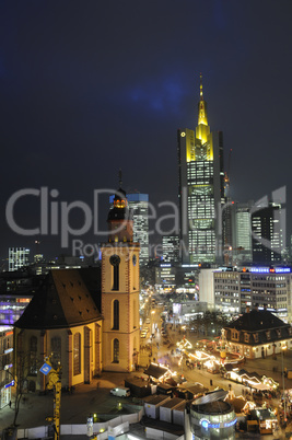 Weihnachten an der Hauptwache in Frankfurt