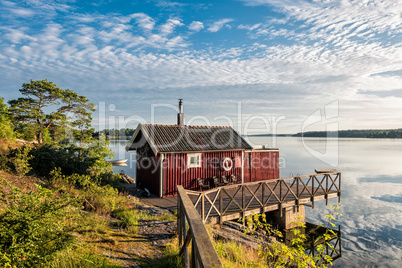 Schärengarten an der schwedischen Küste