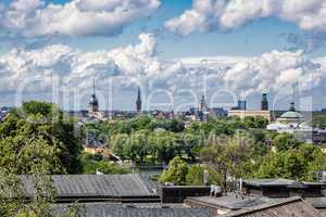 Blick auf Stockholm