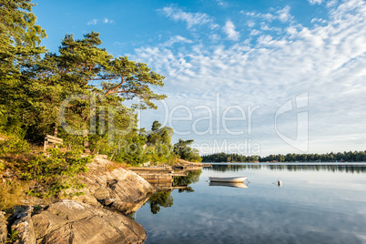 Schärengarten an der schwedischen Küste