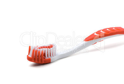 Toothbrush on white background