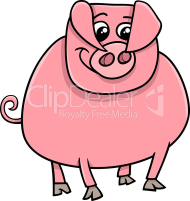 pig animal cartoon