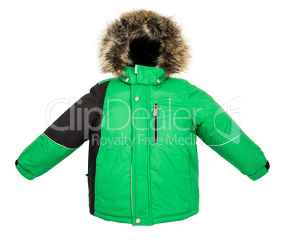 Warm jacket isolated