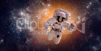 Astronaut in outer space