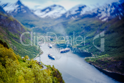 Geiranger fjord, Norway.