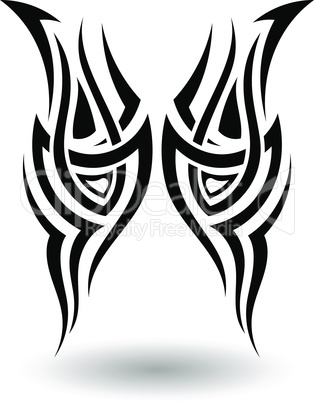 Hand Drawn Tribal Tattoo