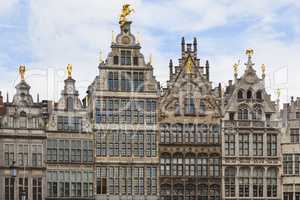 Fassaden am Grote Markt in Antwerpen, Belgien