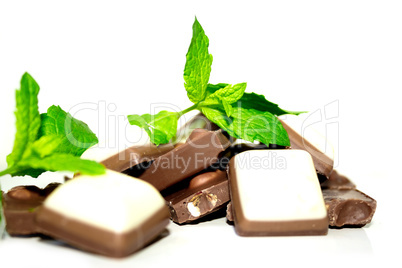 Chocolate and mint