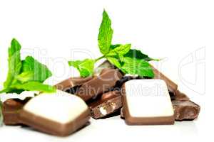 Chocolate and mint