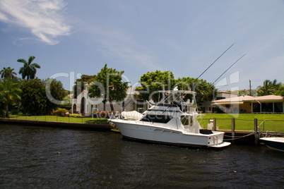 Yacht, Hochseefischen, Angeln, Angelboot, Hafen,