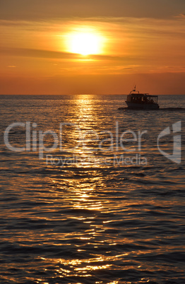 Sonnenuntergang am Meer