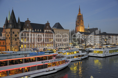 Frankfurt am Main, abends