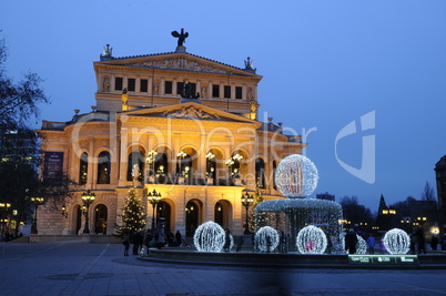 Weihnachten an der Alten Oper in Frankfurt