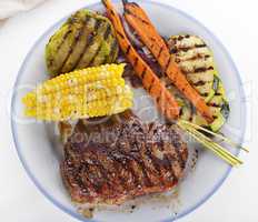 Steak and Vegetables