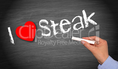 I love Steak