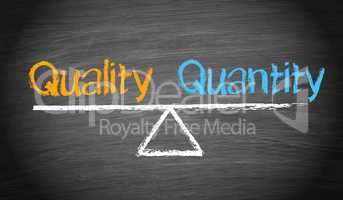 Quality and Quantity - Balance Concept