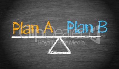 Plan A and Plan B - Balance Concept