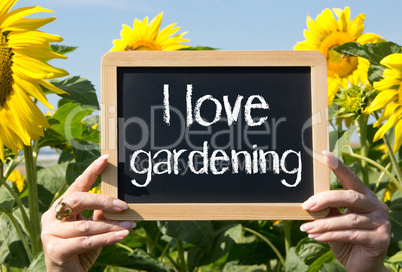 I love gardening